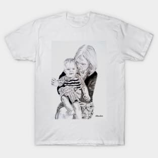 Love is...Nan and grandson by AllansArts T-Shirt